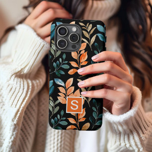 Monogram Boho flower iPhone 16 Case