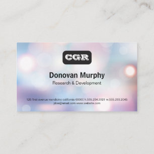 Monogram   boke  business card