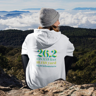Monogram Bold 26.2 Marathon Running Distance Hoodie