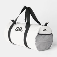 Monogram Bold Modern Minimal White