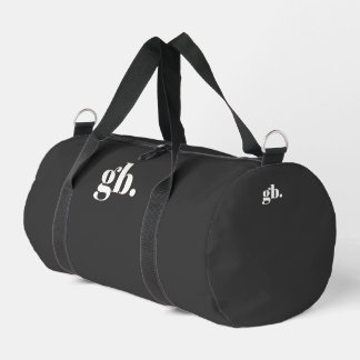 Monogram Bold Vintage Black Duffle Bag