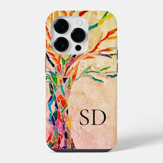 Monogram Botanical  iPhone Case (Back)