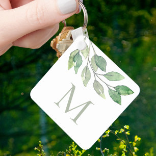 Monogram Botanical Key Ring