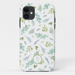 Monogram Botanical Leaf iPhone 11 Case
