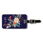 Monogram Botanical Luggage Tag