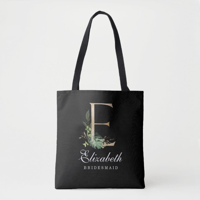 Monogram Bridesmaid Tote (Front)