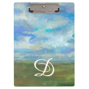 Monogram   Bright Day II Clipboard