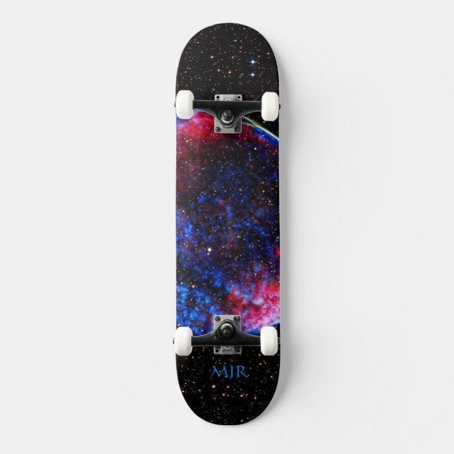Monogram Brightest Supernova Ever space picture Skateboard (Front)