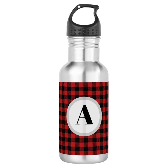 Monogram Buffalo Check 710 Ml Water Bottle (Front)