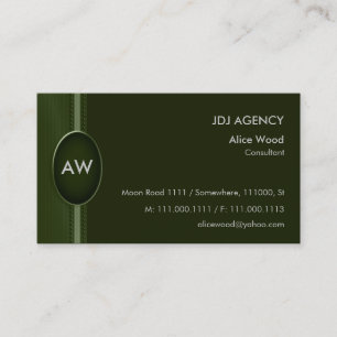 Monogram Business Card