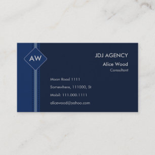 Monogram Business Card