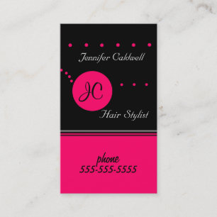 Monogram Business Card Template