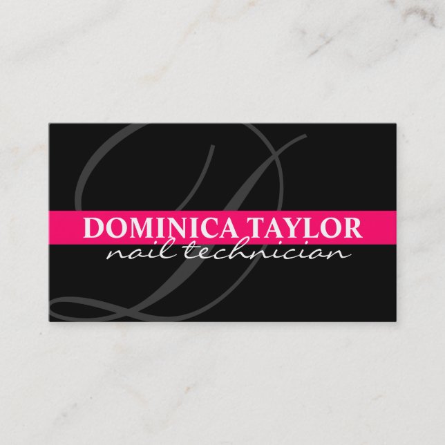 Monogram Business Cards (Front)