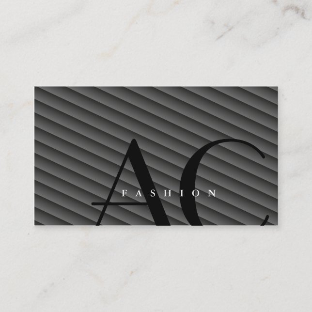 Monogram - Business Cards (Front)