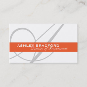 Monogram Business Cards