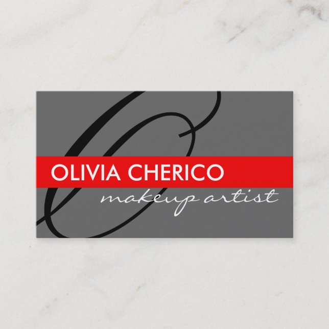 Monogram Business Cards (Front)