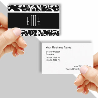Monogram Business Cards