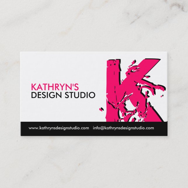 Monogram Business Cards (Front)
