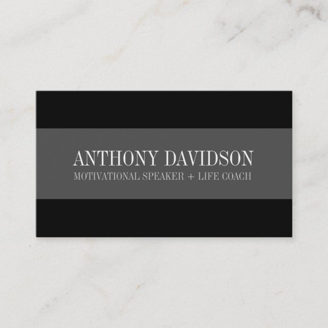 Monogram Business Cards (Front)