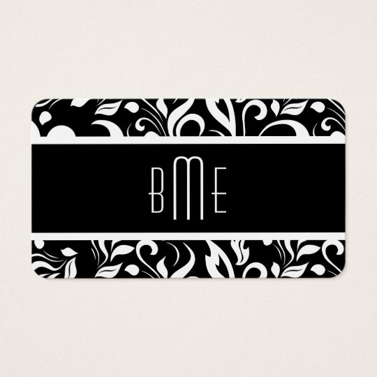 Monogram Business Cards
