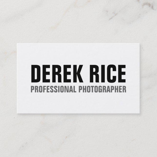 Monogram Business Cards (Front)