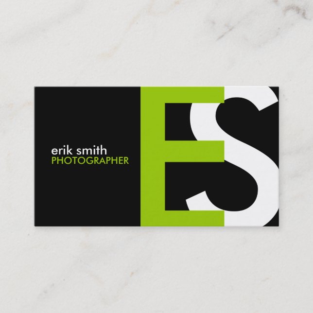 Monogram Business Cards (Front)