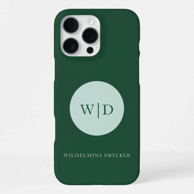  Monogram Business iPhone 15 Case (Back)