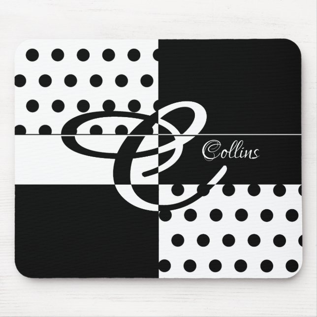 Monogram C Mouse Mat (Front)