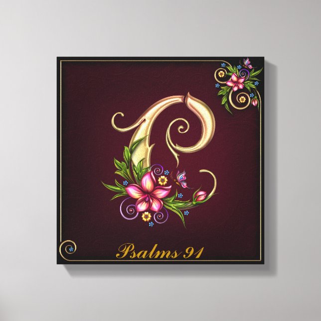 Monogram C Premium Wrapped Canvas (Gloss) (Front)