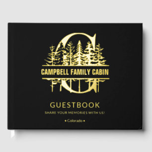 Monogram C Vacation Rental Cabin House Lake House  Guest Book