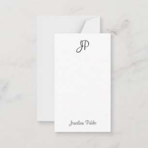 Monogram Calligraphy Classic Template Vertical