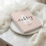 Monogram Calligraphy Girly Blush Pink Planner<br><div class="desc">Stay organised in style with this personalised planner! Featuring your name in whimsical calligraphy, beautifully overlaying your monogram in bold font, this planner is the perfect blend of functionality and personalisation. With ample space for notes, schedules, and to-do lists, it’s designed to help you keep track of assignments, appointments, and...</div>