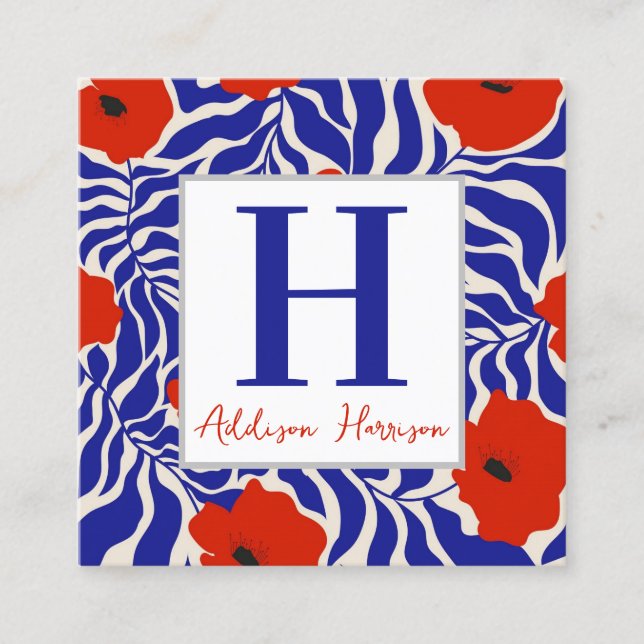 Monogram Calling Card, Monogram Enclosure Cards (Front)