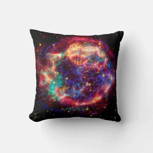 Monogram Cassiopeia, Milky Ways Youngest Supernova Cushion (Front)