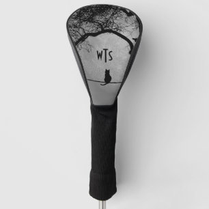 Monogram Cat on a Wire Full Moon Golf Head Cover