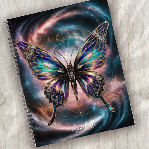 Monogram Celestial Butterfly Notebook