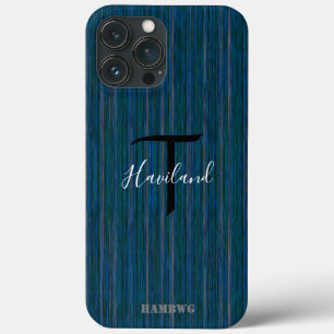 Monogram Cell Phone Case HAMbyWG - Teal
