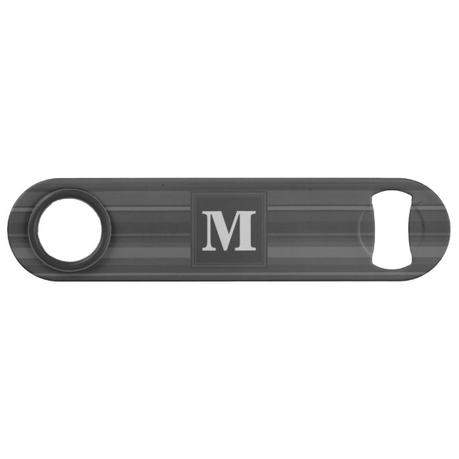 Monogram charcoal stripes (Front (Horizontal))