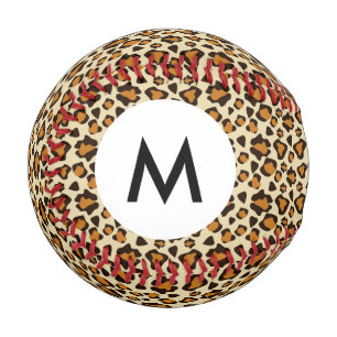 Monogram Cheetah skin pattern Baseball