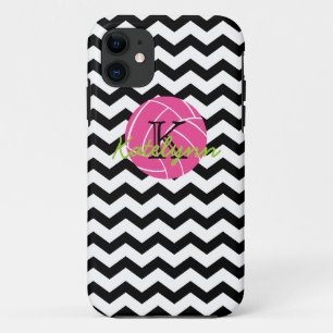 Monogram Chevron Zigzag Volleyball iPhone 5 Case