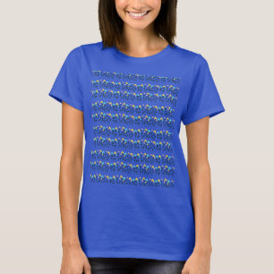 Monogram chic Floral Pattern T-Shirt