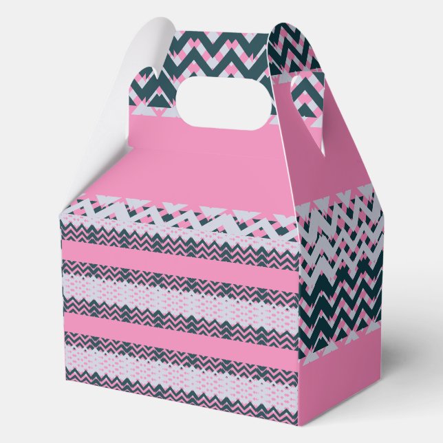 Monogram Chic Groovy Favour Box (Front)