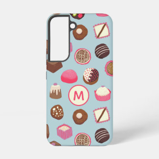 Monogram Chocolate Candy Confectionery Samsung Galaxy Case
