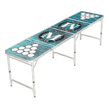 Monogram Circle Pyramid Wood Personalised