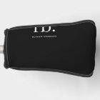 Monogram Classic Elegant Minimal Black and White