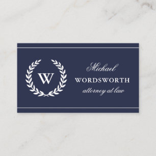 Monogram Classic Professional Business Card