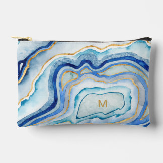 Monogram | Cobalt Agate II Accessory Pouch