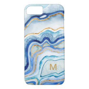 Monogram Cobalt Agate II iPhone 8/7 Case