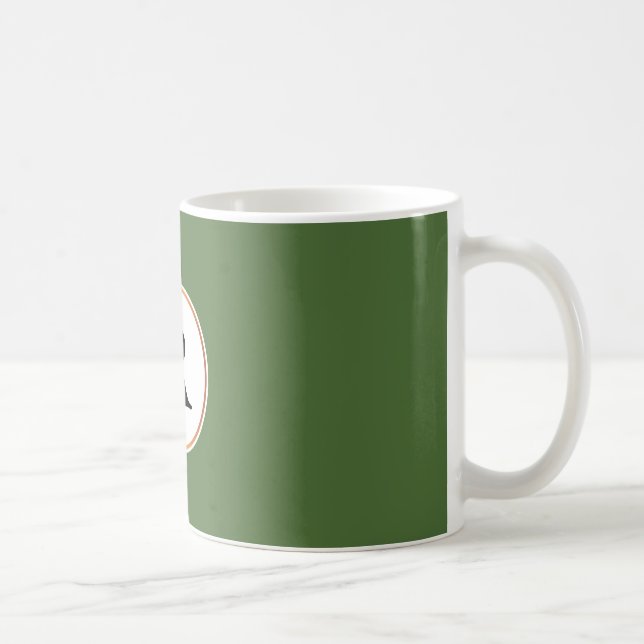 monogram coffee mug (Right)