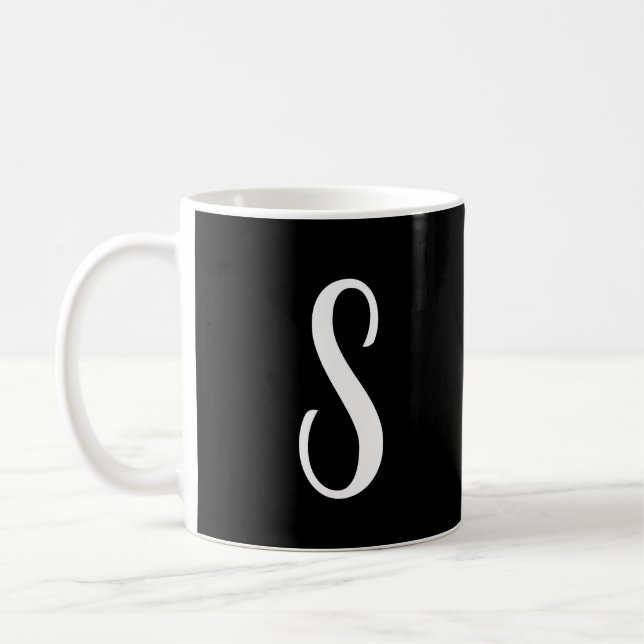 MONOGRAM COFFEE MUG SCRIPT (Left)